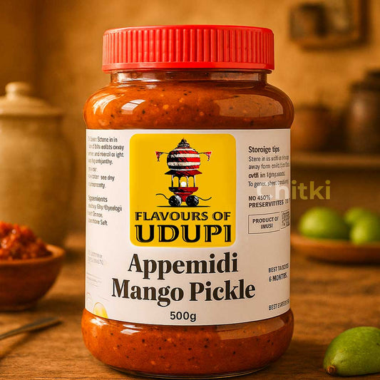 Flavours of Udupi Appemidi Mango Pickle (Jar) 500gm