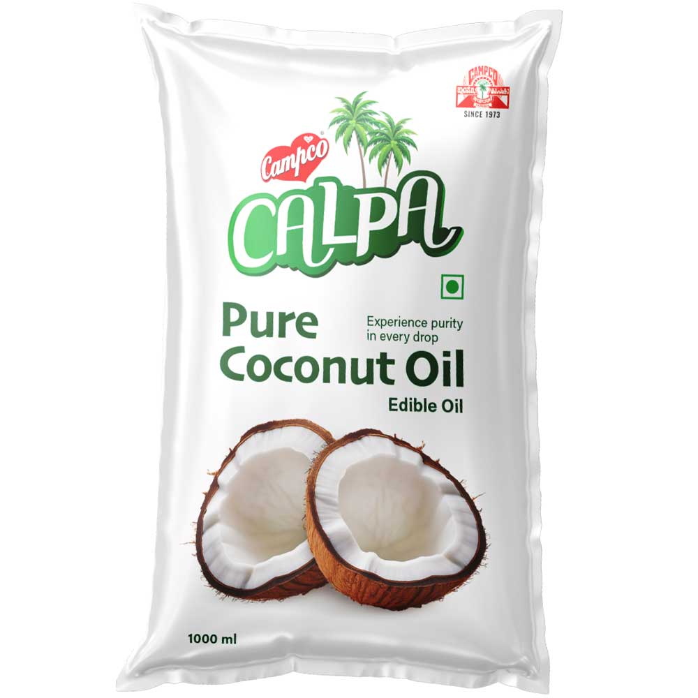 Campco Calpa Coconut Oil 1 liter - Pouch