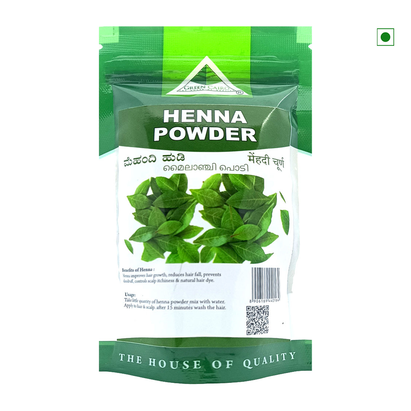 Green Cairo-Henna Powder 100gm