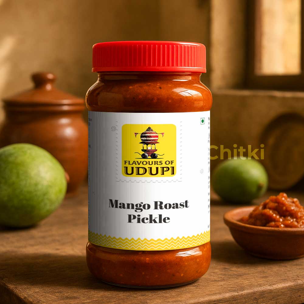 Flavours Of Udupi - Mango Roast Pickle Jar 250gm