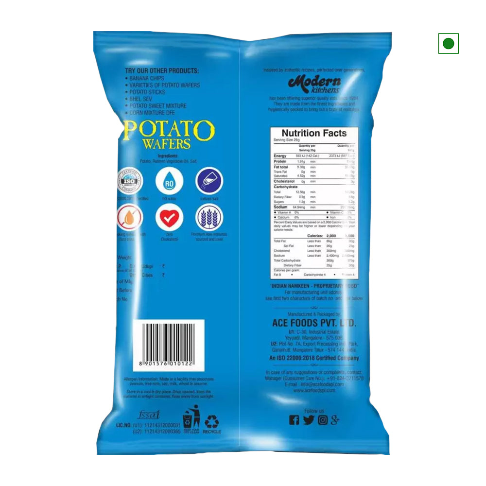 Modern Kitchens Potato Wafers - Salted 70gm