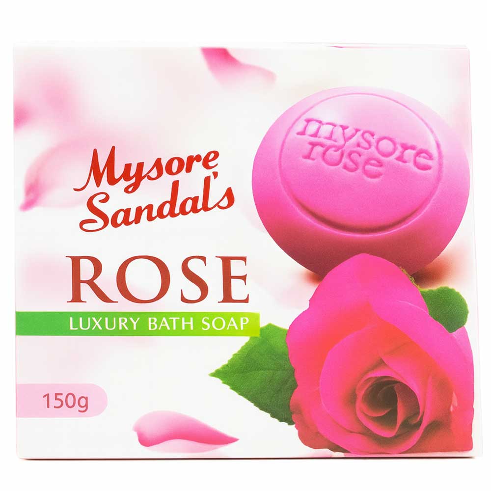 Mysore Sandal Rose Luxury Bath Soap 150gm