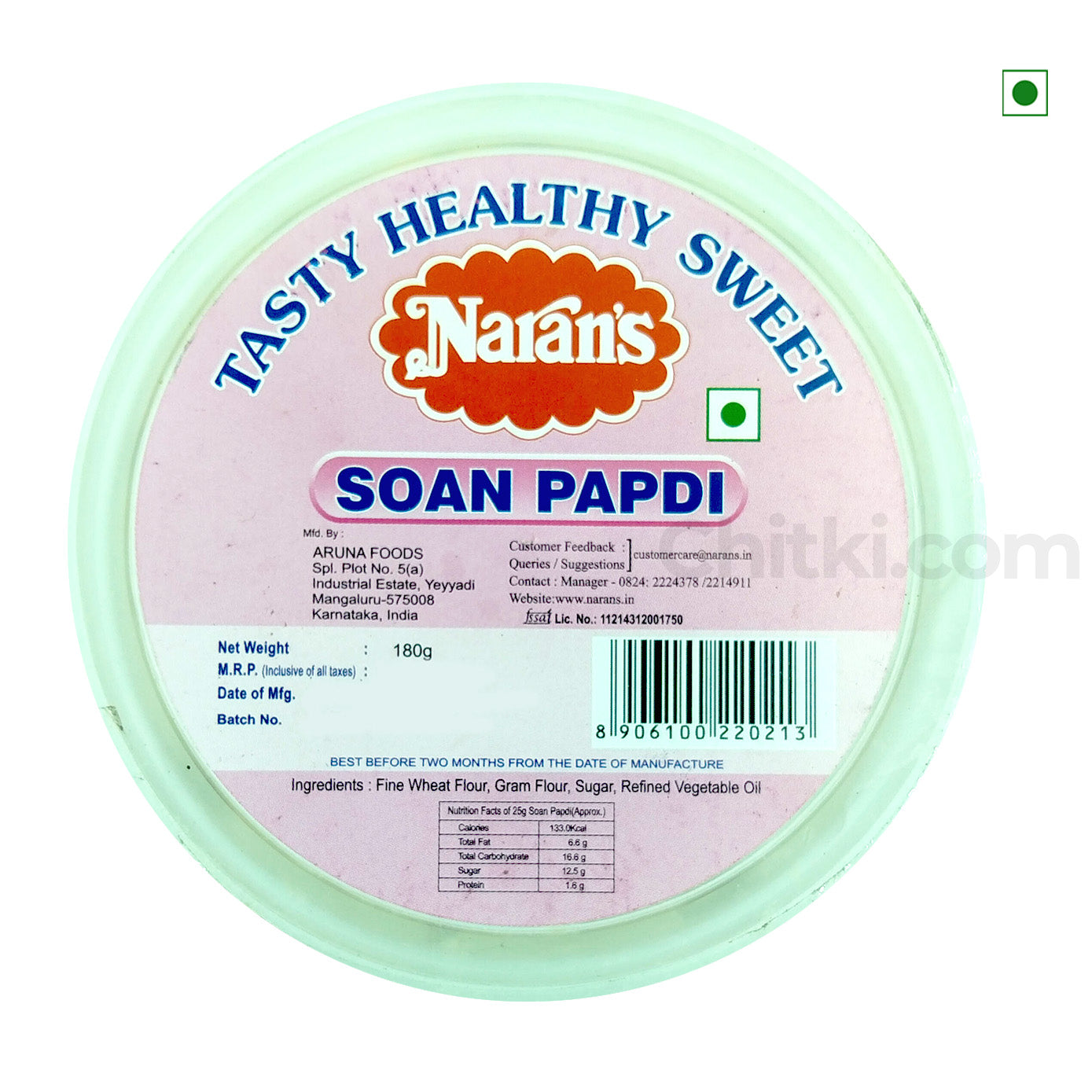Narans Soan Papdi 180gm