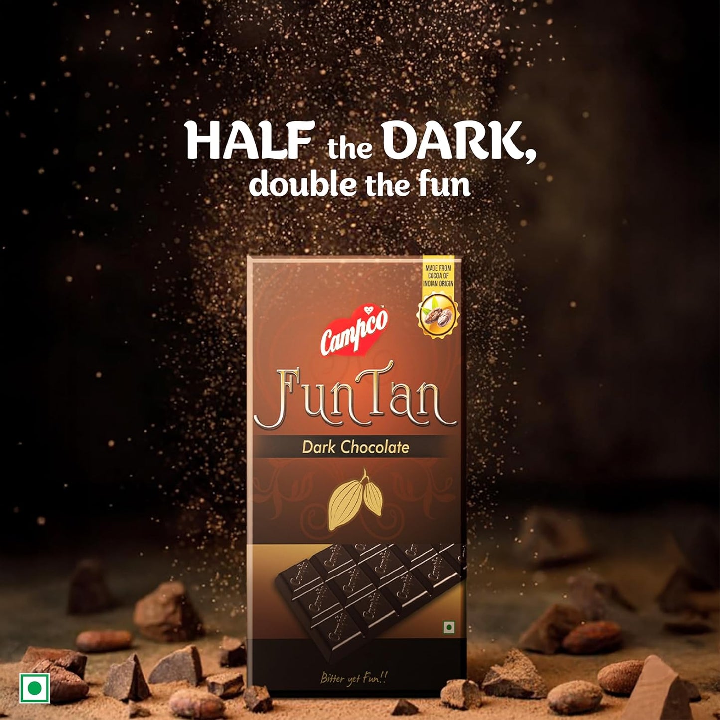 Campco Funta Dark Chocolate, 50g (Pack of 3)