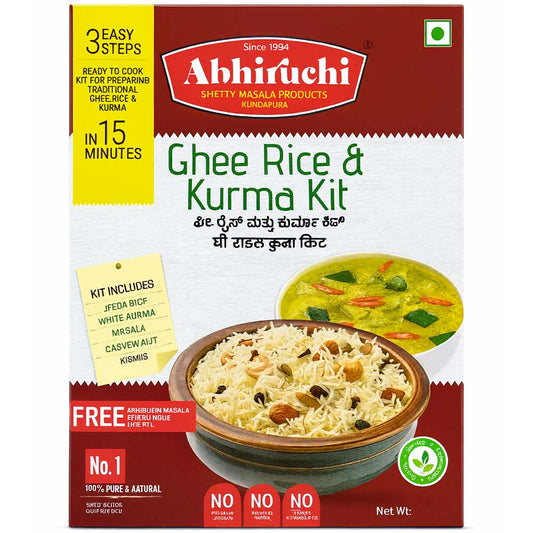 Abhiruchi - Ghee Rice & Kurma Kit (500gm)