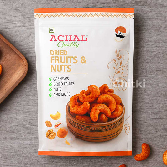 Achal - Red Chilly Flavoured Cashews 100gm