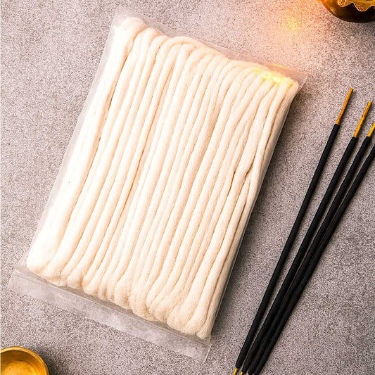 Aradhana Cotton Long Batti(pack Of 50) 1pack