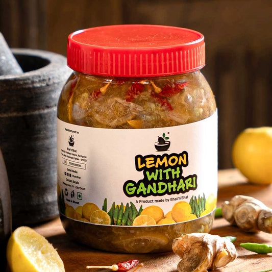 Bhat N Bhat - Lemon With Gandhari Pickle 500 gm