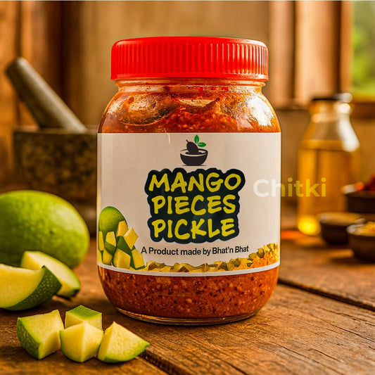 Bhat N Bhat -Cut Mango Pickle 500gm