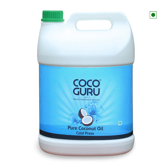 Cocoguru Cold Pressed Coconut Oil In Jerry Can 5Kgs