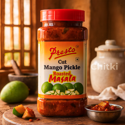 Presto Cut Mango Roasted Masala Pickle 300gm
