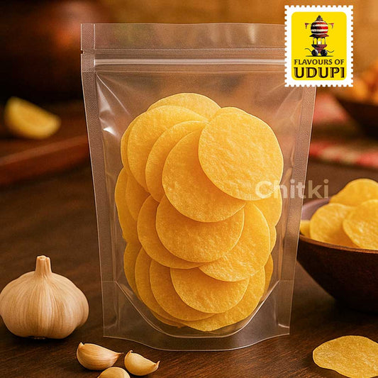 Garlic Papad Small 100gm