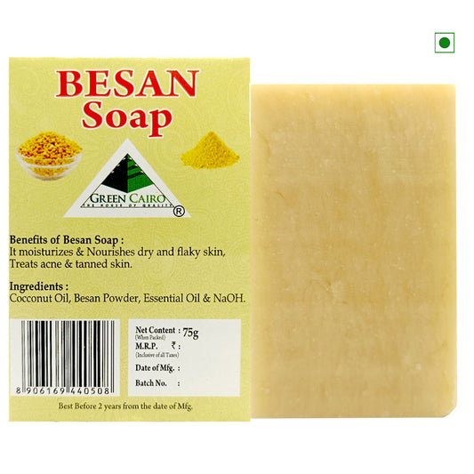 Green Cairo -Besan Handmade Herbal Soap 75gm