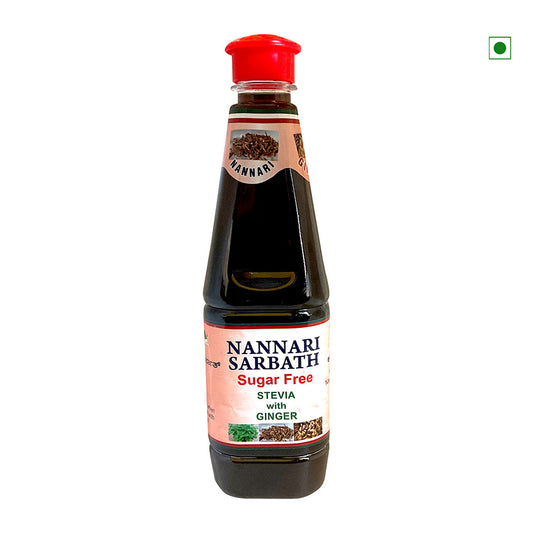 Green Cairo-Nannari Sarbath Sugar Free Stevia With Ginger 500ml