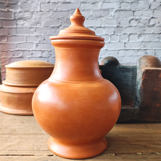 Traditional Clay Water Pitcher / Jug 1 liter