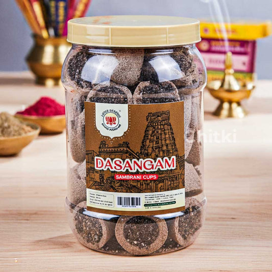 Lotus Dasangam Sambrani Cups 1pc