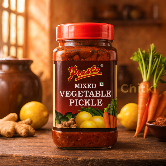 Presto Mixed Vegetable Pickle 475gm