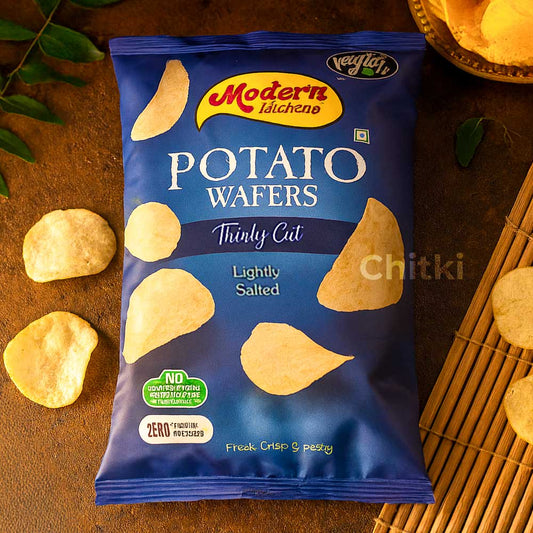 Modern Kitchens Potato Wafers - Salted 70gm (Pack of 3)