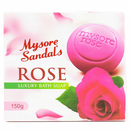 Mysore Sandal Rose Luxury Bath Soap 150gm