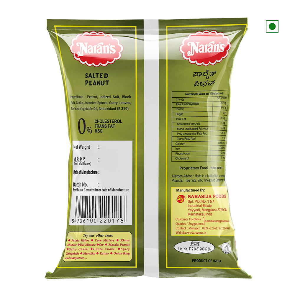 Narans Salted Peanut 135gm