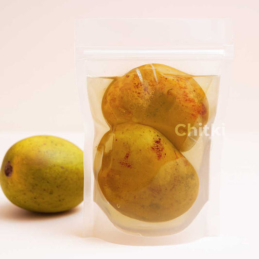 Whole Wild Mango In Brine (pack of 2 mangoes) 500 gm
